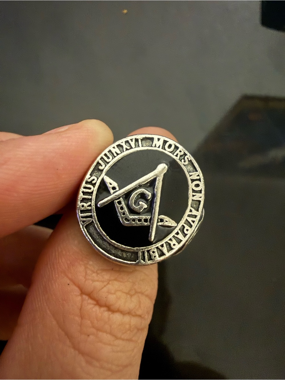 freemason ring - Picture 2 of 4